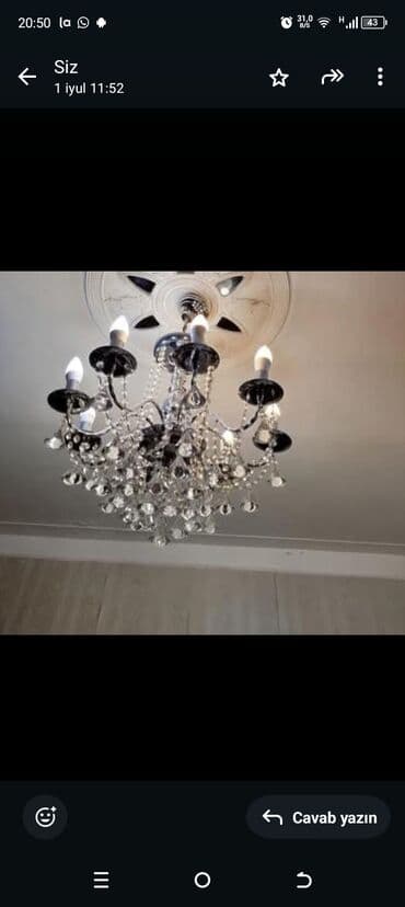 Mücrülər: Çılçıraq, 8 lampa, Metal — 1