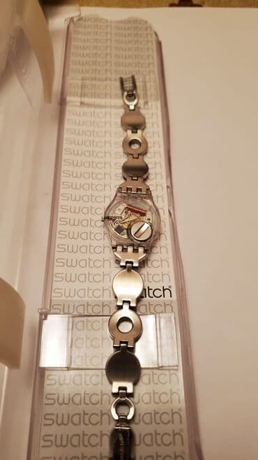 детские наручные часы swatch: Yeni, Qol saatı, Swatch, rəng - Gümüşü — 3