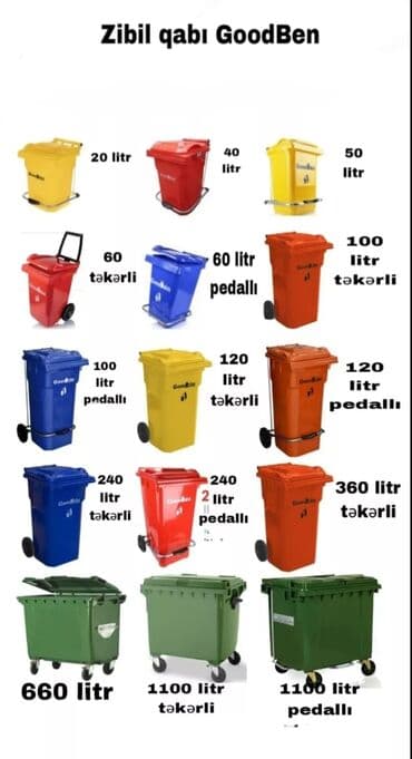 Tullantı qabları: Tullanti̇ qablari̇ topdan sati̇ş köçürmeyle sati̇ş var zi̇bi̇l — 1