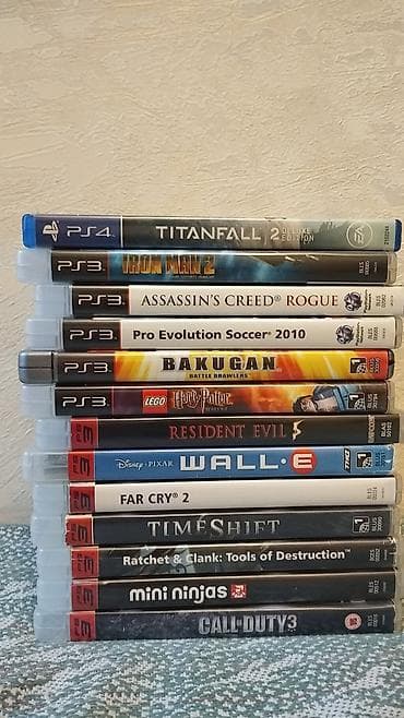 mini led: PS3 oyun diskləri dəsti Bakuqan - 15 manat Resident evil - 30 manat — 2