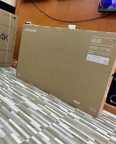 Yeni Televizor Samsung QLED 55" 4K (3840x2160), Rayonlara çatdırılma, Pulsuz çatdırılma — 1
