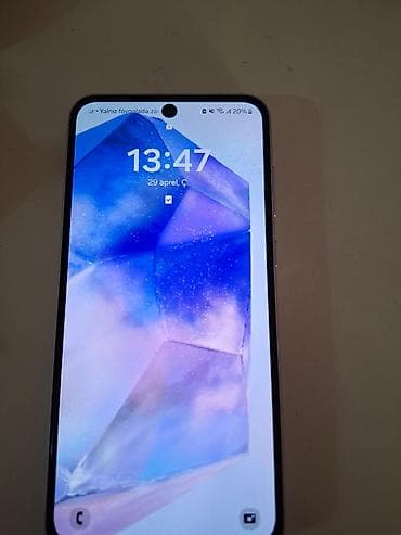 gpon internet gence: Samsung Galaxy A55, 256 GB, rəng - Bənövşəyi, İki sim kartlı — 3