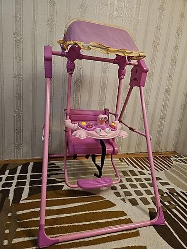 качели для дачи баку: Б/у, Стул-качели, С зонтиком, Металл — 2