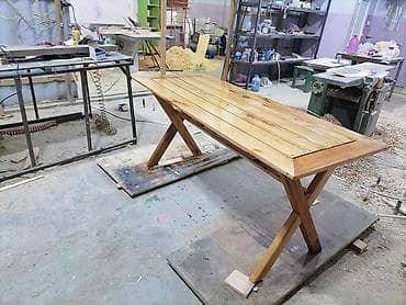 Нераскладной, Дерево, Прямоугольный стол — 7