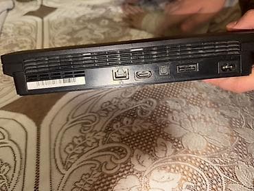 ps 4 oyun diski: Sony PlayStation 3 Slim oyun konsolu Komplekt: - PS3 Slim konsolu — 4
