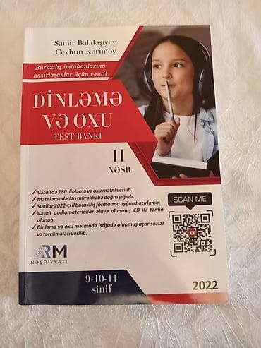 İngilis dili Testlər 11-ci sinif, RM, 1-ci hissə, 2022 il