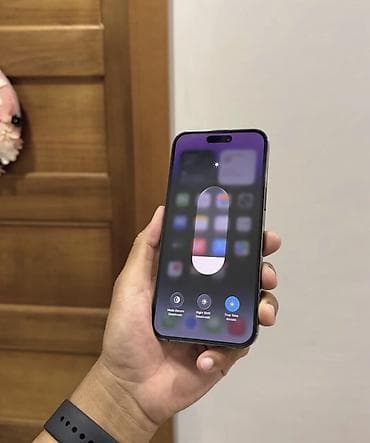 iphone original adapter: IPhone 14 Pro, 256 GB, Deep Purple, Zəmanət, Simsiz şarj, Face ID — 2