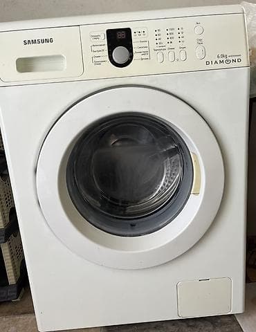 ev masin: Paltaryuyan maşın Samsung, 6 kq, İşlənmiş, Avtomat, Qurutmasız — 1