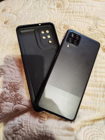Elektronika: Samsung Galaxy A12, rəng - Qara, Sensor, Barmaq izi, İki sim kartlı — 1
