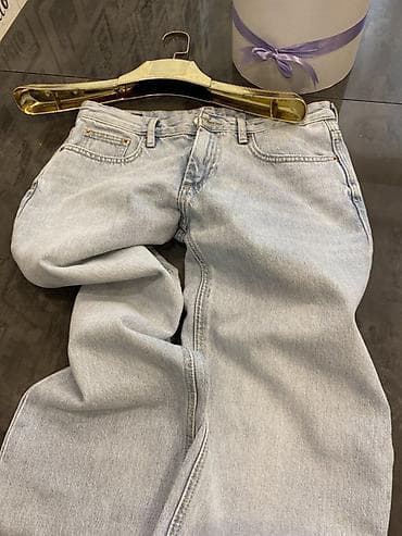 Джинсы, Zara, M, цвет - Голубой — 5