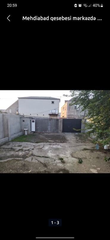 Mehdiabad qəsəbəsinin mərkəzində həyət evi satılır - Ünvan: Mehdiabad