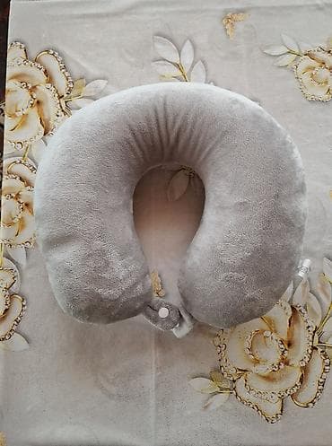Транспорт: Səyahət üçün U formalı boyun yastığı – boz rəng - Dizayn: U formalı — 2