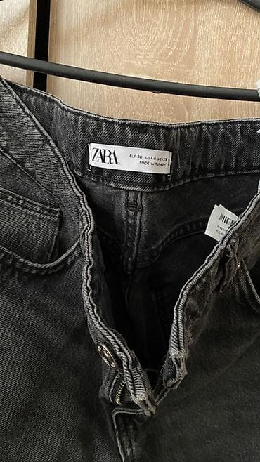 jeans: Cinslər, Zara, rəng - Boz — 4