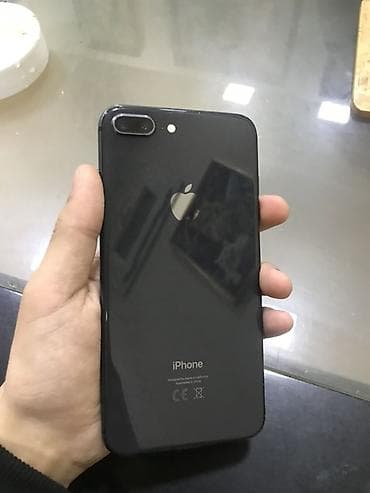alfon 8 plus: IPhone 8 Plus, 256 GB, Jet Black, Simsiz şarj — 1