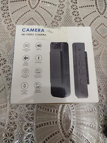 duyme kamera: HD Video Kamera – mini geyilə bilən model Xüsusiyyətlər: - 1080P Full — 1