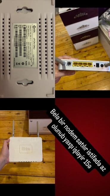 data internet: DATA markalı, XPON ONU tipli bu router ev və ya ofis şəbəkələrində — 1