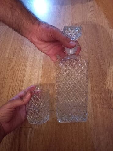 80ci illerin Qrafin bakali(6eded)Cexiyanin Saf xrustal 35 Azn lalafo.az -da 80ci illerin Qrafin bakali(6eded)Cexiyanin Saf xrustal 35 Azn