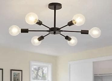 sehne isiqlari: Çılçıraq, 6 lampa, Metal — 1