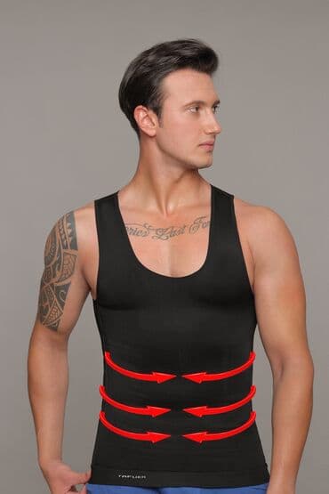 tikişsiz bədən yiğan alt paltarları: Mayka — 1