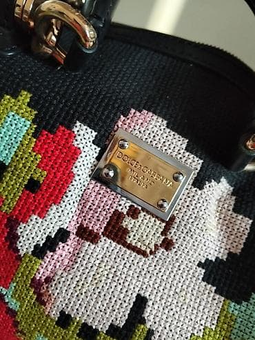 məşət əşyaları: Dolce & Gabbana qadın çantası - Material: qara rəngli — 3