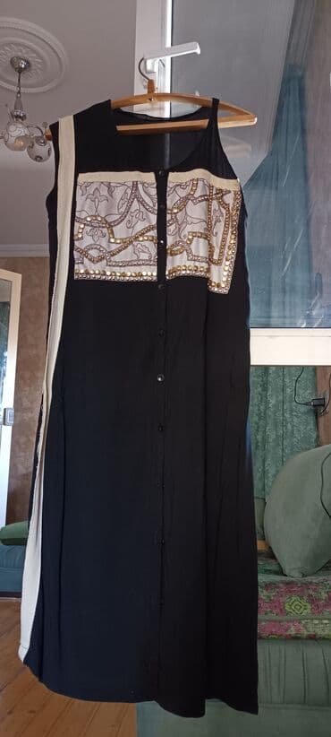 детские платья с длинным рукавом: 2 defe ad gunune geyilub Razmer S,M Ön hissəsində düymə bağlaması olan — 2