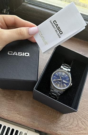 casio mtp: Orginaldir senetleri var turkiyeden alinib 2-3 defe taxilib cızıqı — 2
