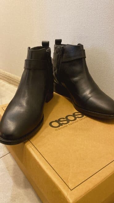 qiz ucun botlar: Ölçü: 37, rəng - Qara, İşlənmiş — 2