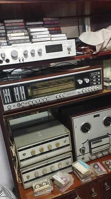 tp link fiber optic modem: Retro audio avadanlıqları paketi - Melodiya Stereo radio-qəbuledici — 1