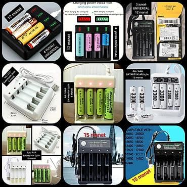 USB - AA / AAA və DİGƏR bir çoxx MÜXTƏLİF NÖV batareyaları YENİDƏN lalafo.az -da USB - AA / AAA və DİGƏR bir çoxx MÜXTƏLİF NÖV batareyaları YENİDƏN