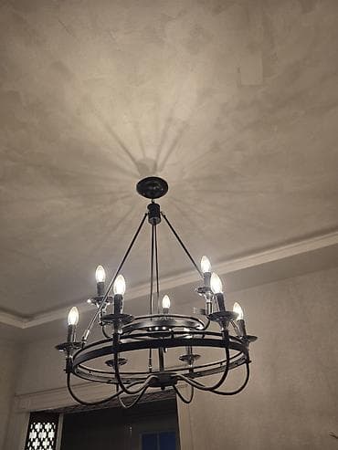 lustur altligi: Çılçıraq, 10 və daha çox lampa, Metal — 3