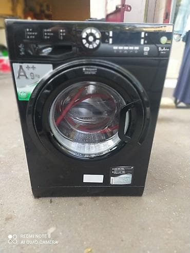 Стиральная машина Hotpoint Ariston, 9 кг, Б/у, Автомат, Без сушки, Нет кредита, Платная доставка — 4