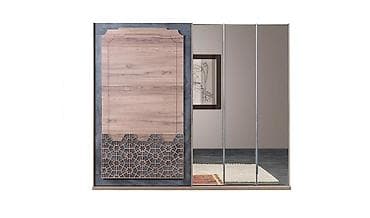 Mebel: Hünkar yataq otağı dəsti - Komplekt: çarpayı (yumşaq başlıqla), 2 — 3