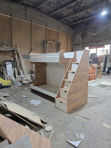 Beşiklər: Oğlan və qız üçün, Çarpayı, Matrassız, Siyirməli, MDF — 7