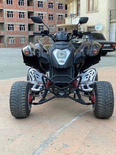 Ferrari: Sport tipli ATV kvadrosikl - Geniş alüminium ayaq qoruyucuları (nerf — 10