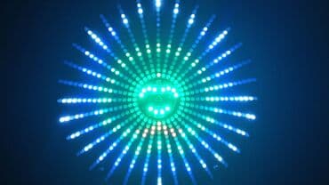 rengli lampalar: Электронный - танцесветильник, светодиодный спектр. Диаметр диска 20 — 1