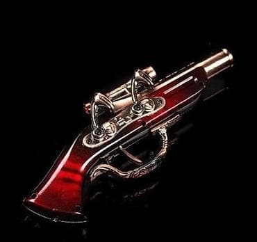 Yandıran zajıqalka. Pıstolet. Podstavkası var