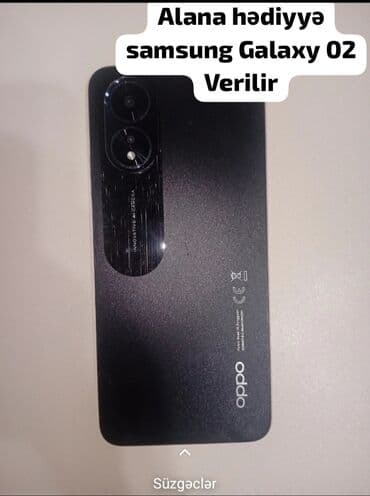 telefon islenmsi: Oppo A18, 128 GB, rəng - Qara, Barmaq izi — 1