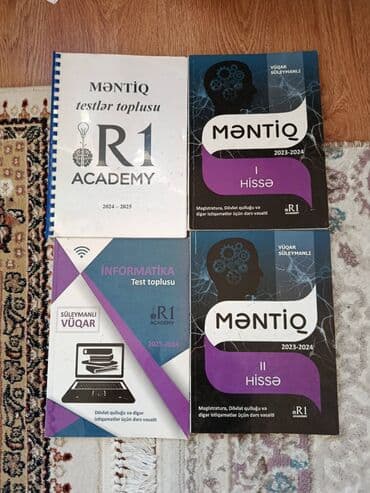 ingilis dili 6 ci sinif testleri: Məntiq Və Informatika! 4 u biyerdə 30 manata! Təcili satılır pula — 1