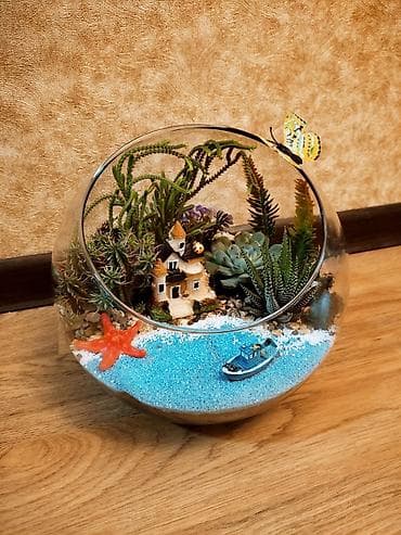 akvar: Akvarium İstənilən növdə, ölçüdə yumru akvariumlar, terrariumlar — 6