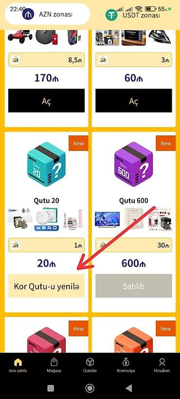 reklam baner: Any Unboxing – reklam izləmə ilə gəlir qazandıran mobil platforma — 5