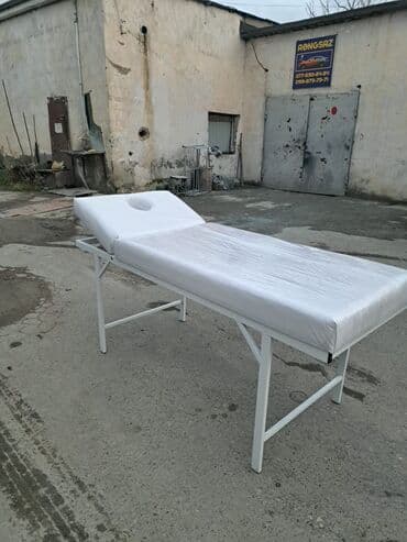 Rəflər, etajerkalar: Yeni, Masaj kuşetkası, Qatlanmayan, rəng - Ağ — 3