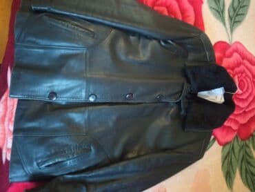 купить кожаную куртку в баку: Мужская куртка, Кожаная, Зимняя, Brioni, XL — 5