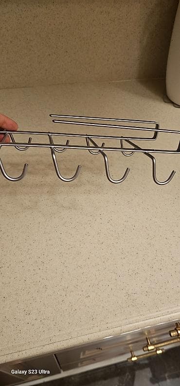 krujka: Paslanmaz krujka asgisi, dolab ici,ya alti istifade ucun — 5