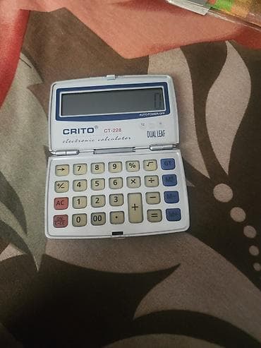 ofis aksesuarları: CRITO CT-228 elektron kalkulyator Az işlənib, əla vəziyyətdədir. - — 4