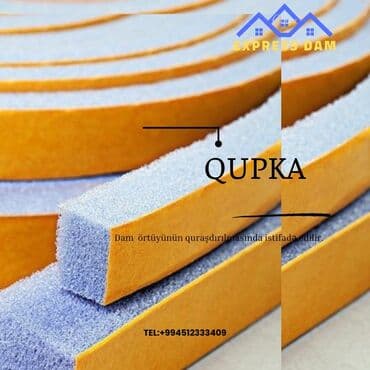 dam ortukleri qiymeti 2022: Dam örtüyünün quraşdırılması üçün nəzərdə tutulmuş qupka. Bu material — 1