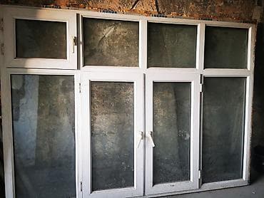 PVC pəncərə-balkon dəsti - Material: ağ rəngli PVC profil - — 2