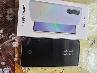 samsung s21 ultra ikinci el: Samsung Galaxy A36, 256 GB, rəng - Bənövşəyi, Barmaq izi — 1