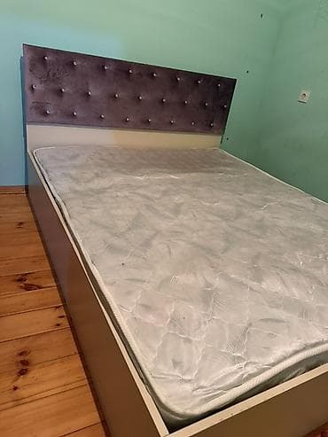 İkinəfərlik çarpayı, Bazasız, Matras ilə, Siyirməsiz