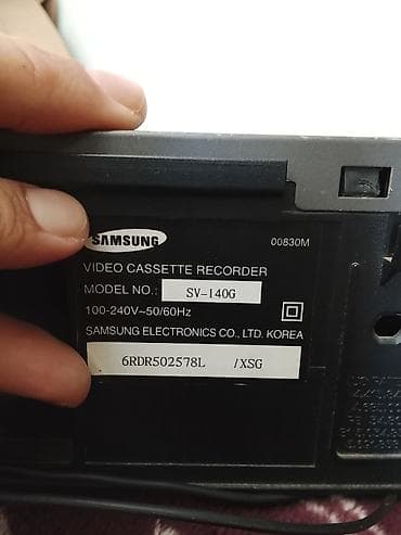 kasset: Samsung SV-140G VHS video kasset yazıcı/pleyer Xüsusiyyətlər: - — 6