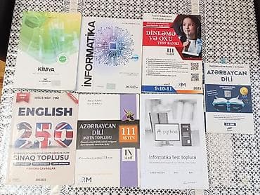 Testlər: Abituriyent və məktəblilər üçün hazırlıq kitabları dəsti Dəstdə — 1